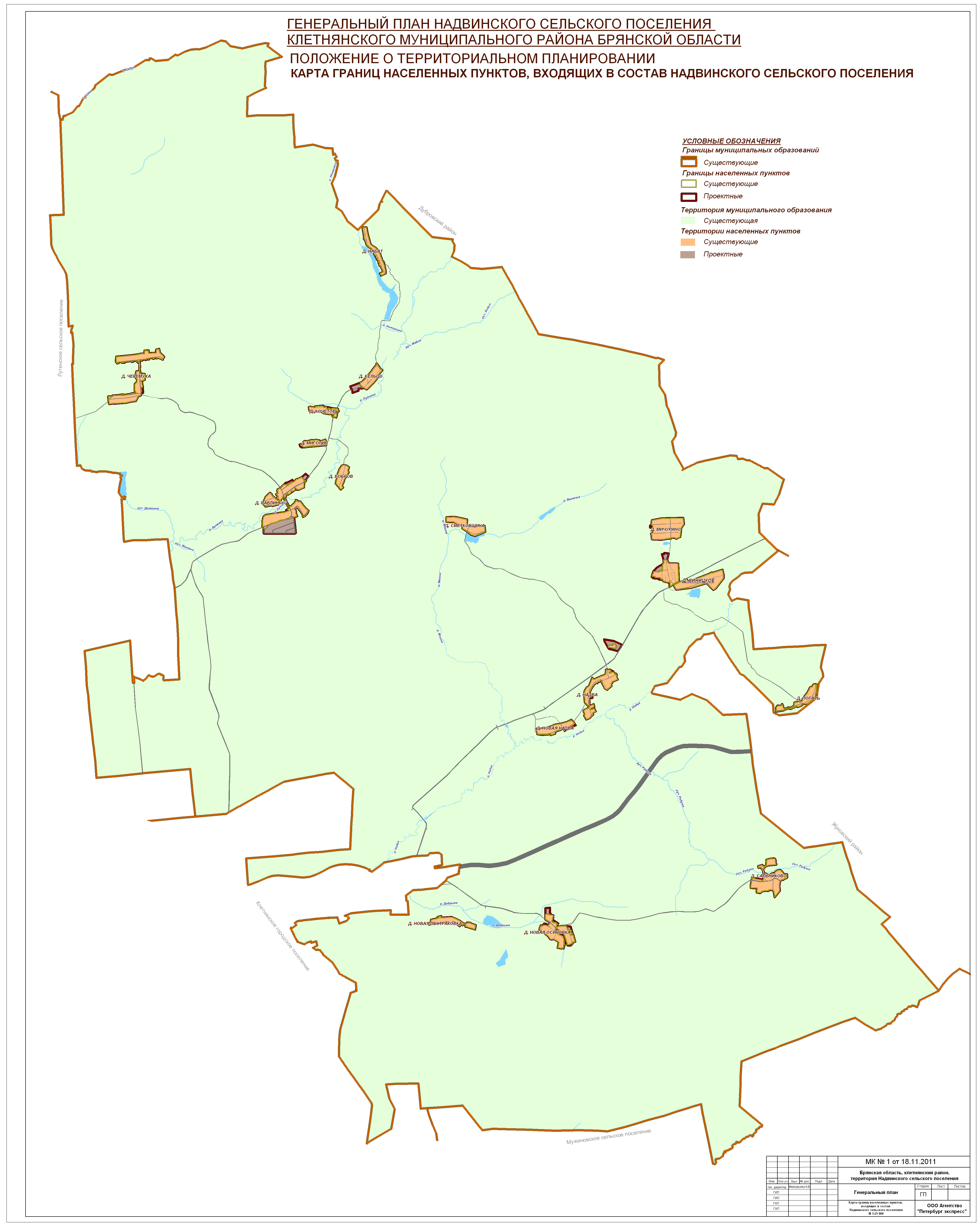 Карта клетнянского района брянской